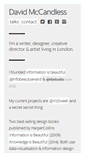 Mobile Screenshot of davidmccandless.com